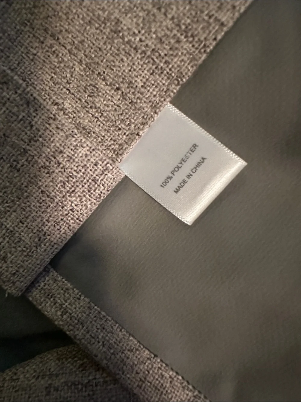 N/A taupe curtain